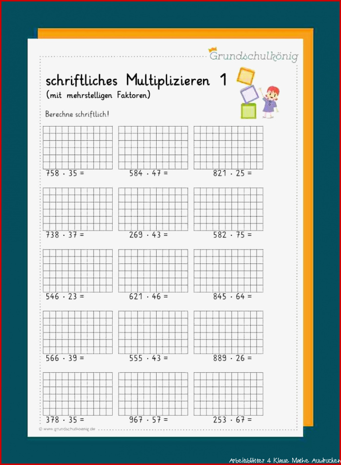 Schriftliches Multiplizieren