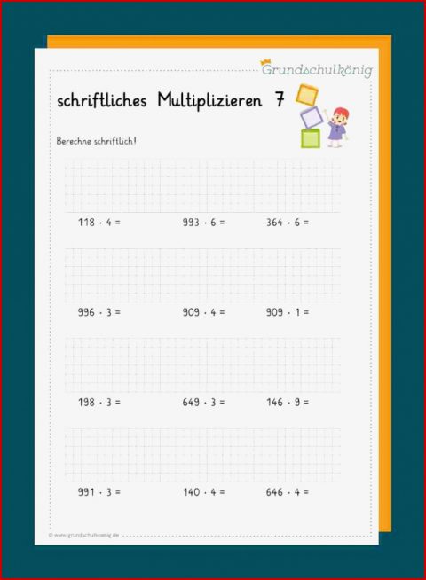 Schriftliches Multiplizieren