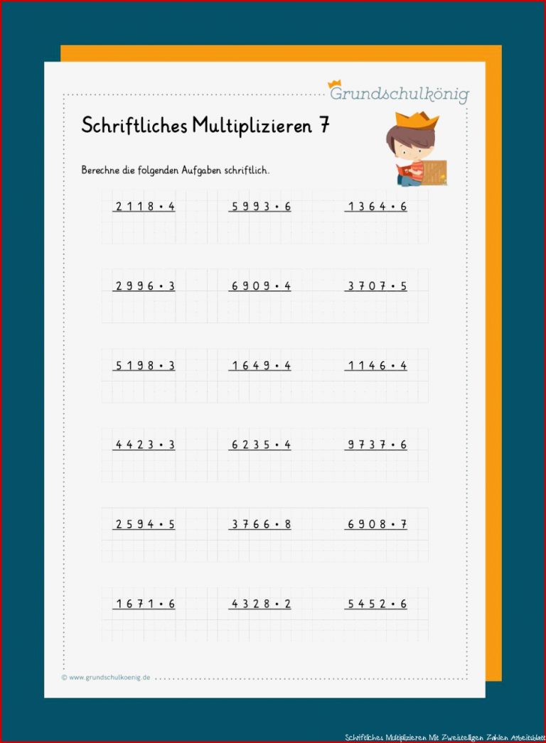 Schriftliches Multiplizieren