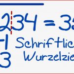 Schriftliches Wurzelziehen Ohne Quadratzahlen