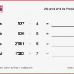 Schrittweise Multiplikation Schriftlich Multiplikation