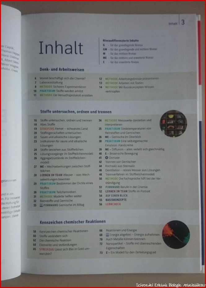 Schroedel Erlebnis Chemie Physik Biologie 7 8 BW in Baden