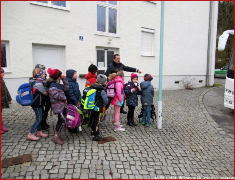 Schulbustraining Kl 1 Und „ich Gehe Nicht Mit Fremden Mit