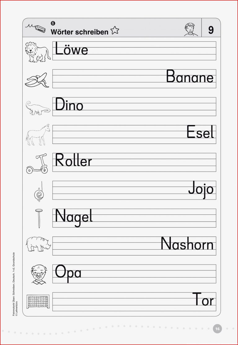 Schule Feinmotorik üben Schreiben Deutsch 1 Und 2