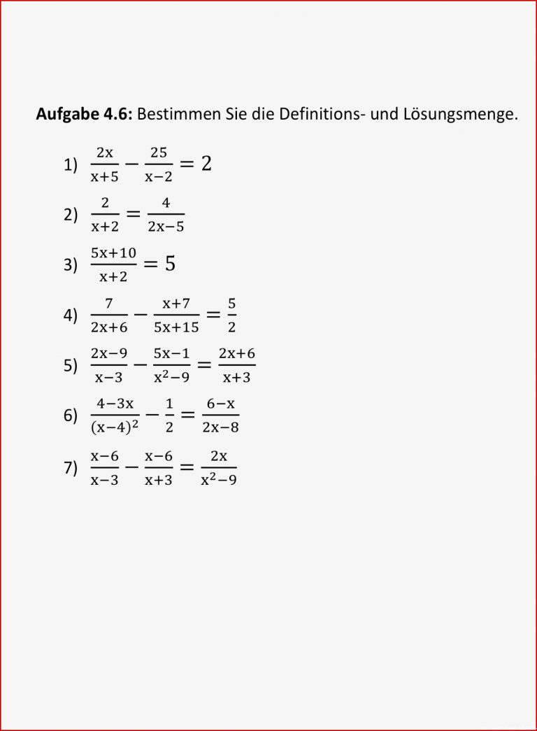 Schwere Bruchgleichungen Vorgehen Mathematik Algebra