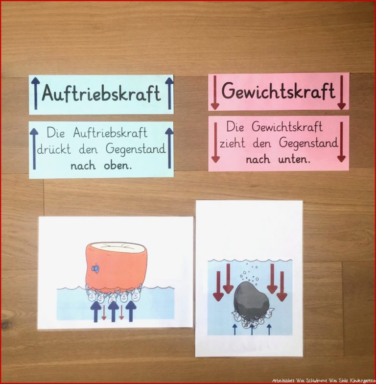 Schwimmen Und Sinken Klasse 2 Arbeitsblätter Worksheets