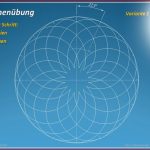 Sechseck Zeichnen Mit Geodreieck Achsenspiegelung Von