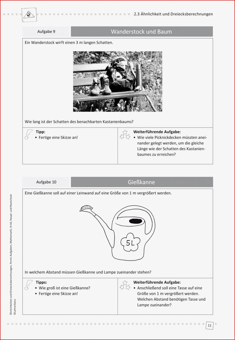 Sekundarstufe I Unterrichtsmaterial