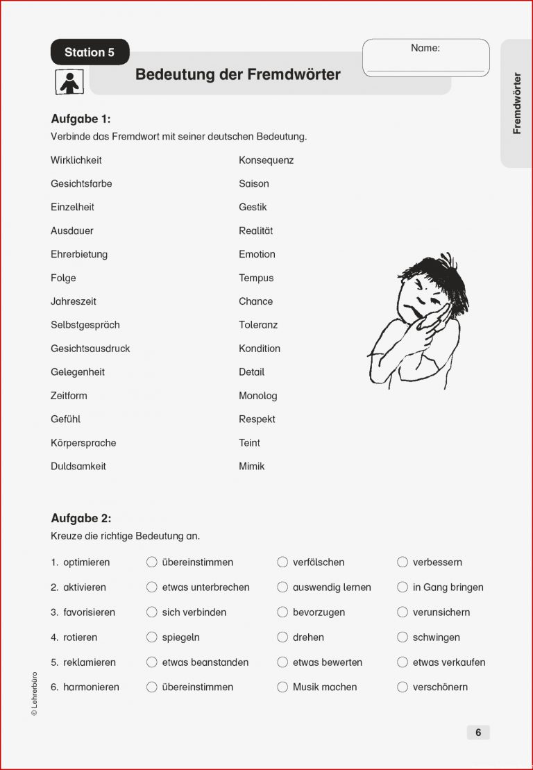 Sekundarstufe I Unterrichtsmaterial Deutsch