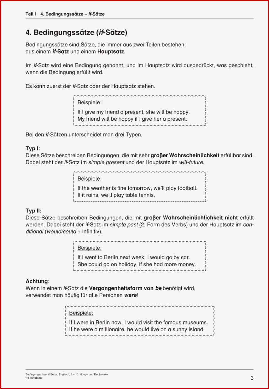 Sekundarstufe I Unterrichtsmaterial Englisch Grammatik