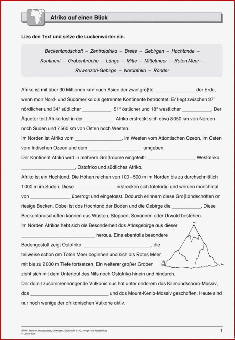 Sekundarstufe I Unterrichtsmaterial Erdkunde Geografie