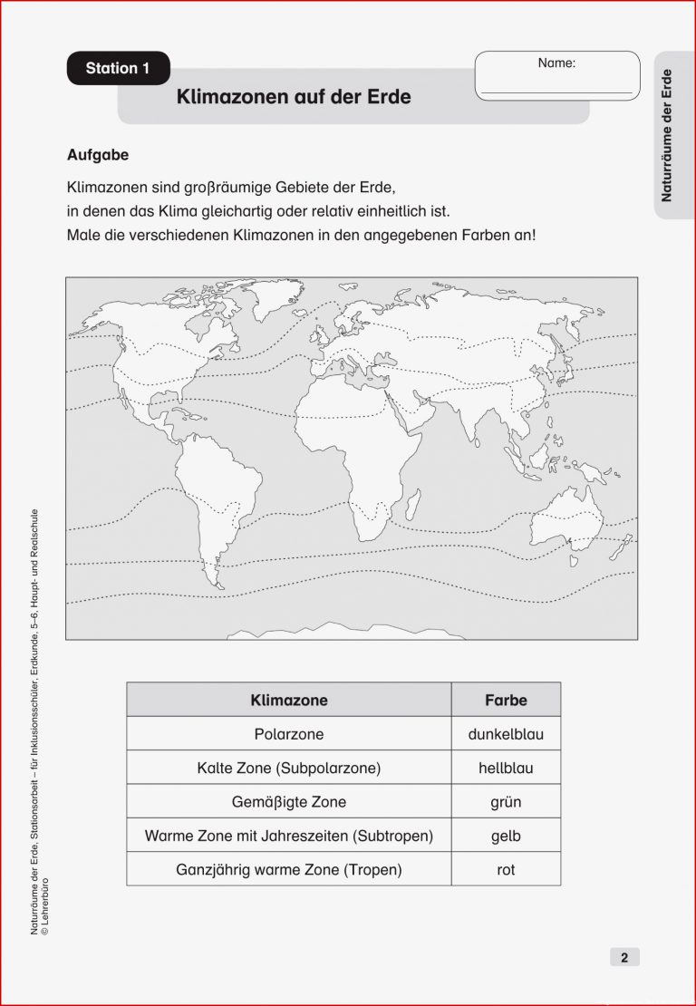 Sekundarstufe I Unterrichtsmaterial Erdkunde Geografie