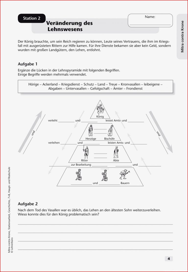 Sekundarstufe I Unterrichtsmaterial Geschichte Mittelalter