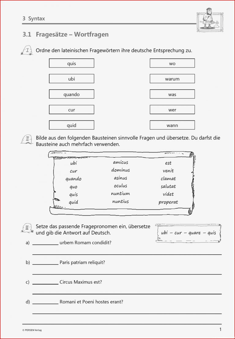 Sekundarstufe I Unterrichtsmaterial Latein