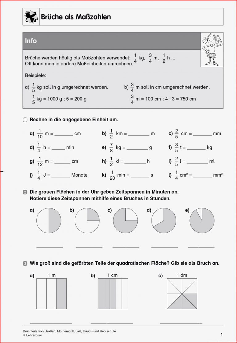 Sekundarstufe I Unterrichtsmaterial Mathematik Bruchrechnen