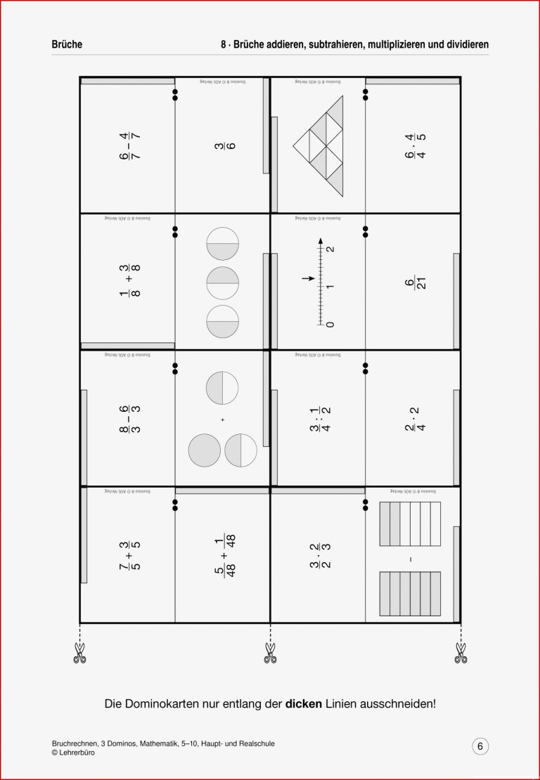 Sekundarstufe I Unterrichtsmaterial Mathematik Bruchrechnen