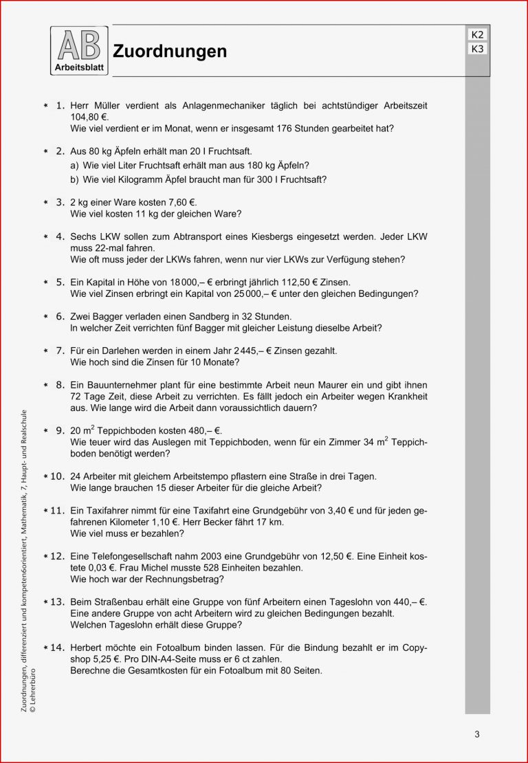 Sekundarstufe I Unterrichtsmaterial Mathematik Funktionen