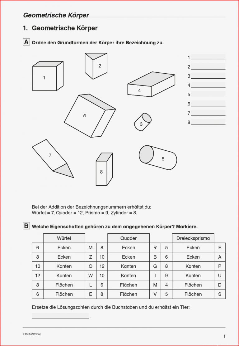 Sekundarstufe I Unterrichtsmaterial Mathematik Geometrie