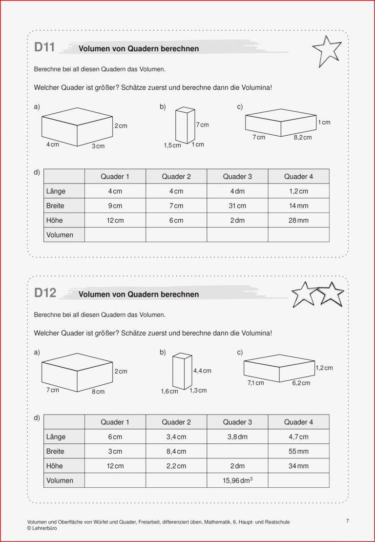 Sekundarstufe I Unterrichtsmaterial Mathematik Geometrie