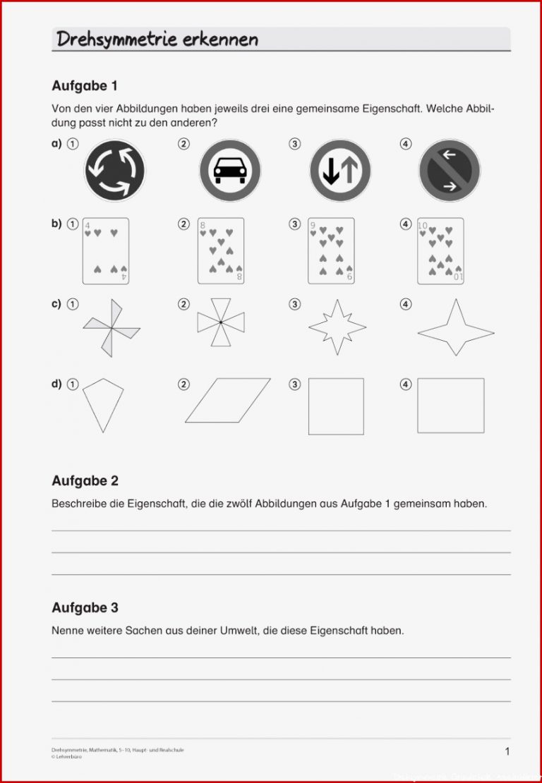 Sekundarstufe I Unterrichtsmaterial Mathematik Geometrie