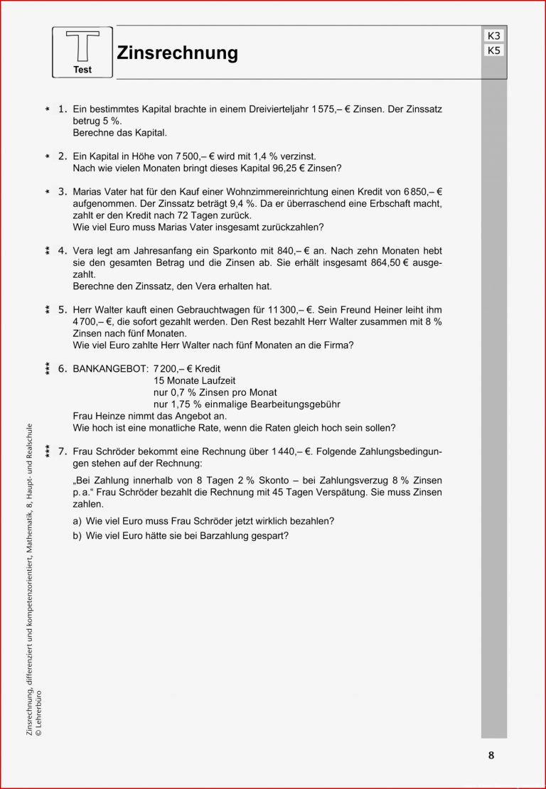 Sekundarstufe I Unterrichtsmaterial Mathematik Prozent