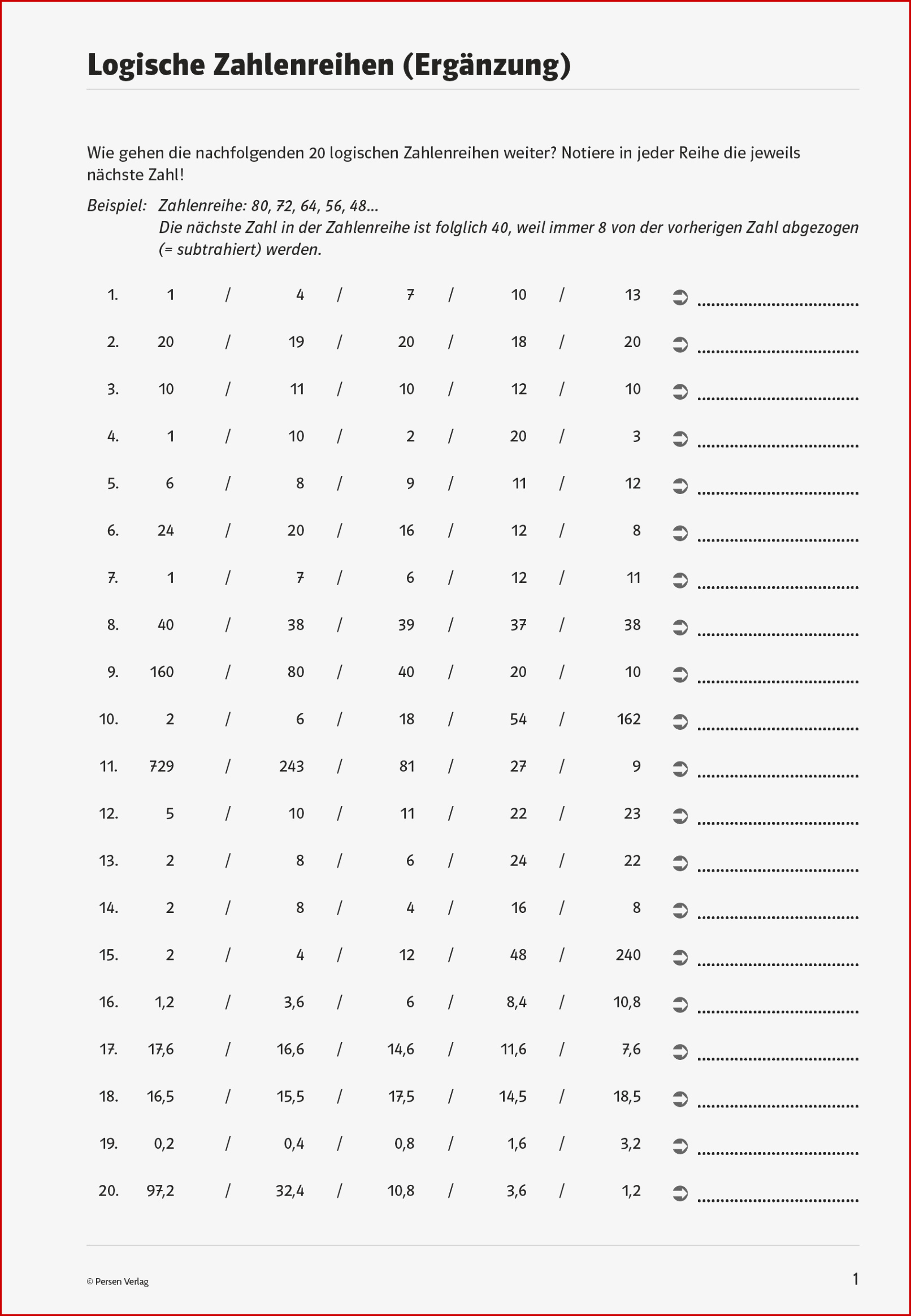 Sekundarstufe I Unterrichtsmaterial Mathematik Zahlen Und