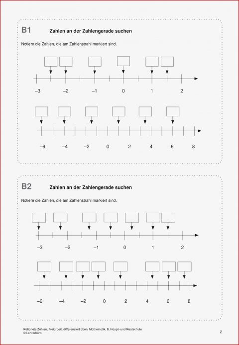Sekundarstufe I Unterrichtsmaterial Mathematik Zahlen Und