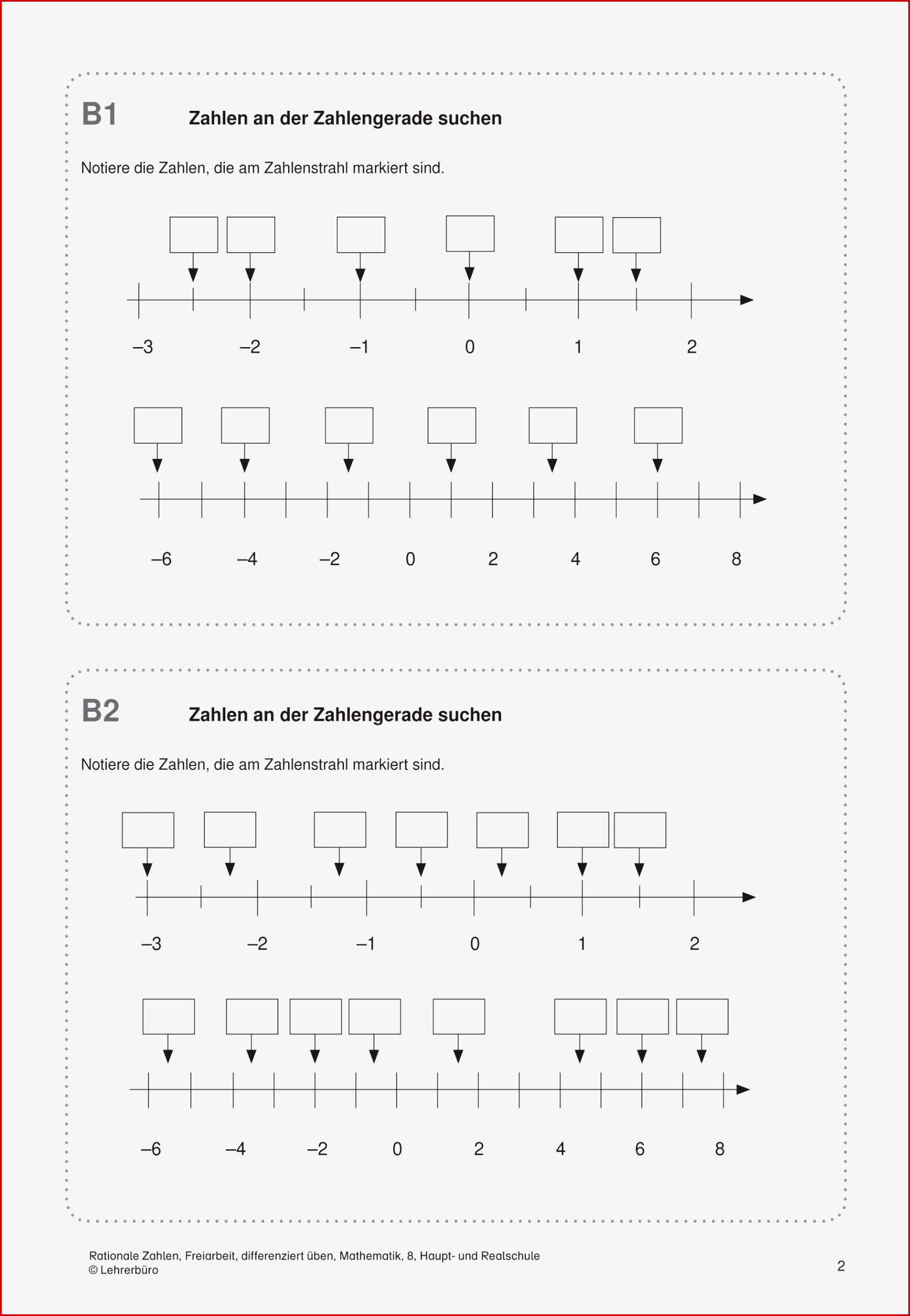 Sekundarstufe I Unterrichtsmaterial Mathematik Zahlen Und