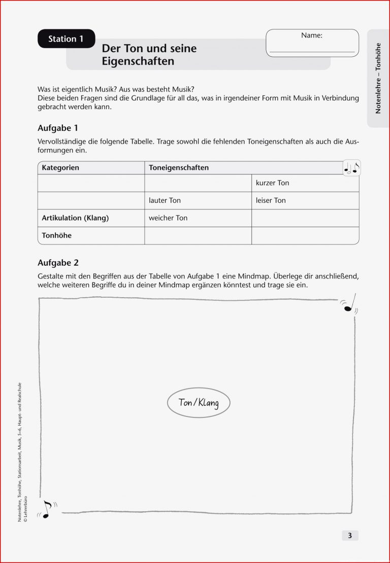 Sekundarstufe I Unterrichtsmaterial Musik