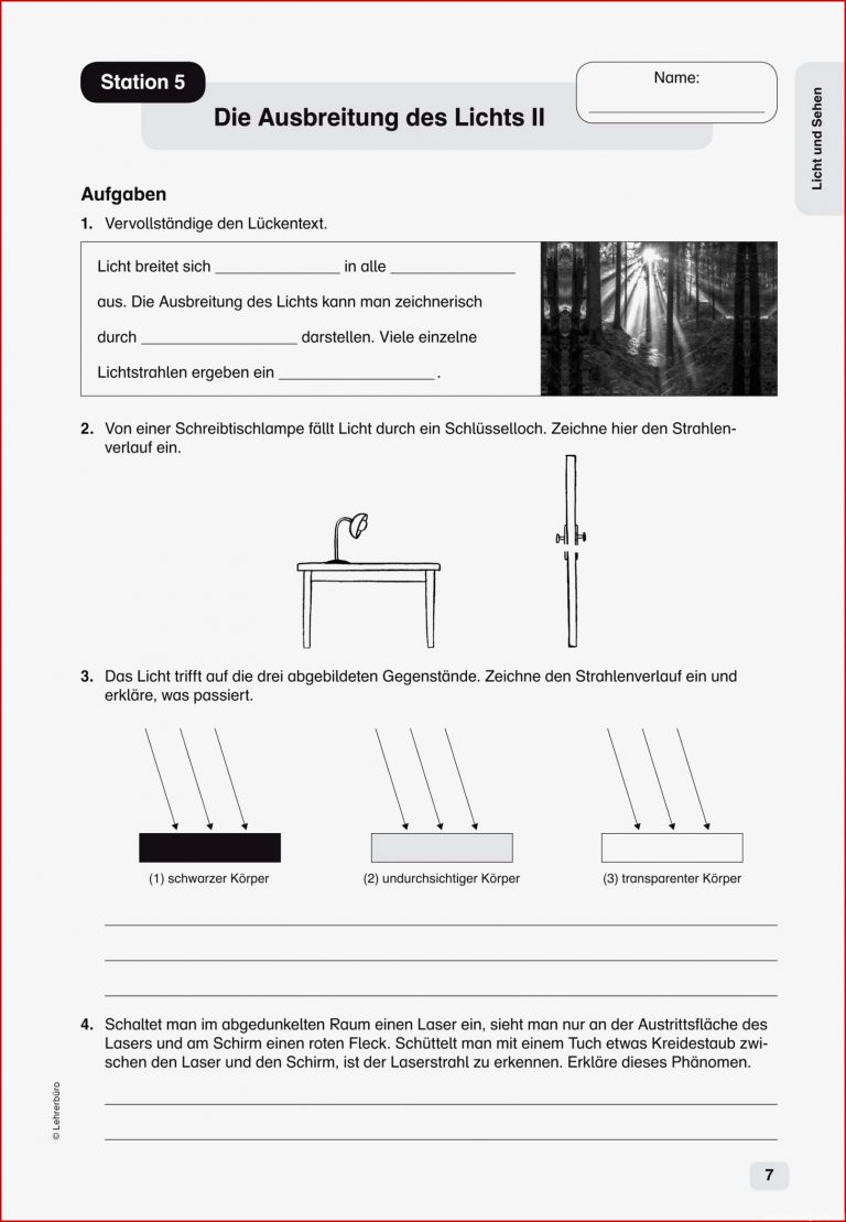 Sekundarstufe I Unterrichtsmaterial Physik