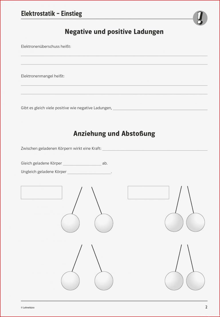 Sekundarstufe I Unterrichtsmaterial Physik Elektrizitätslehre