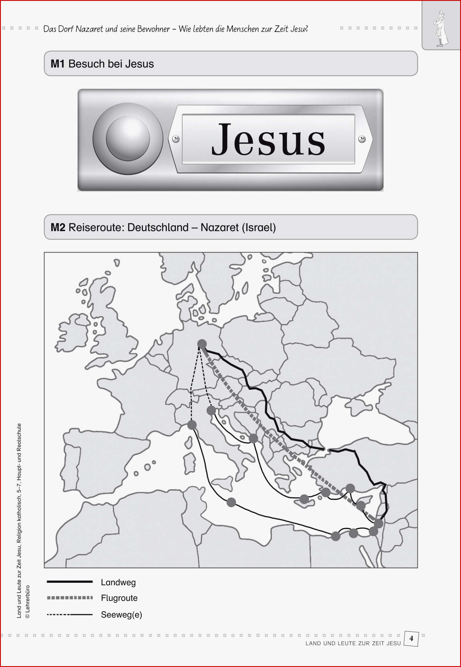 Sekundarstufe I Unterrichtsmaterial Religion Jesus Christus