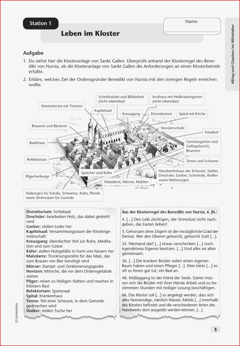 Sekundarstufe Unterrichtsmaterial Geschichte Mittelalter