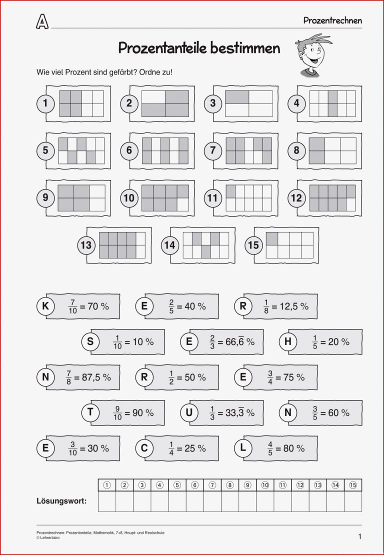 Sekundarstufe Unterrichtsmaterial Mathematik Prozent Und