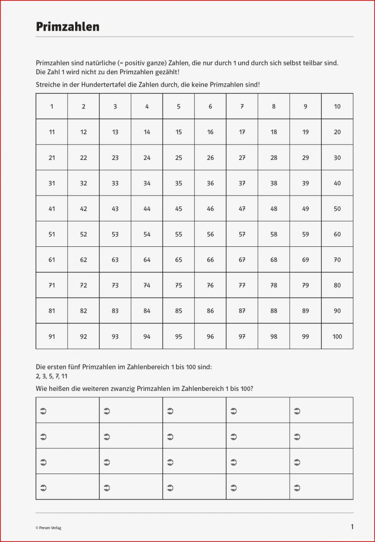 Sekundarstufe Unterrichtsmaterial Mathematik Zahlen und