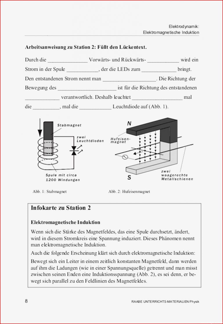 Sekundarstufe Unterrichtsmaterial Physik