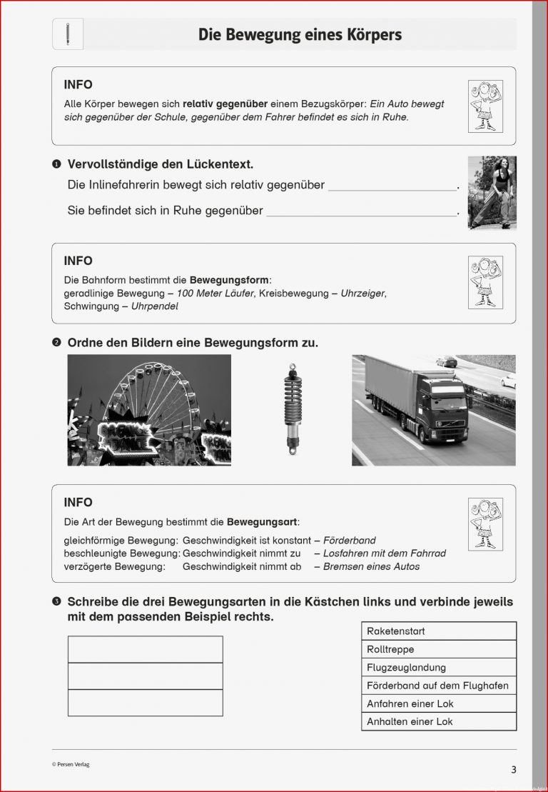 Sekundarstufe Unterrichtsmaterial Physik Mechanik