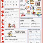 Shopping Vocabulary Exercises