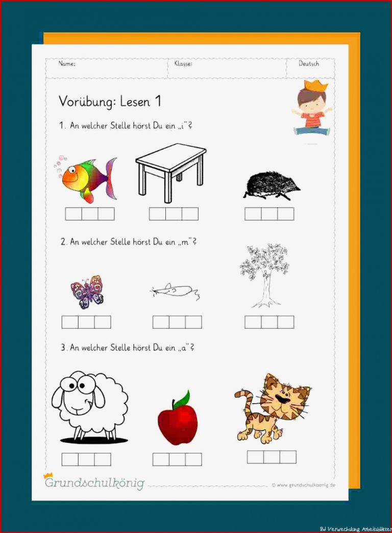 Silben Lesen Arbeitsblätter Kostenlos Kinderbilder