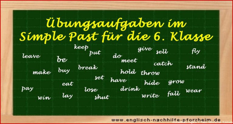 Simple Present Englisch Arbeitsblätter Klasse 5 Zum