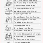 Sinnentnehmendes Lesen Klasse 2 Arbeitsblätter Worksheets