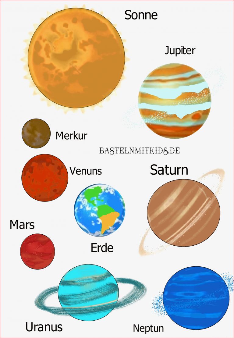 Sonnensystem Arbeitsblatt Neue Arbeitsblätter