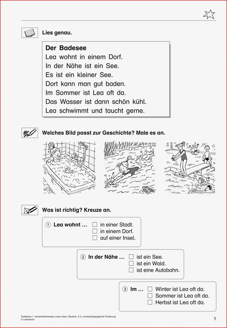 SoPäd Unterrichtsmaterial Deutsch Lesen lernen