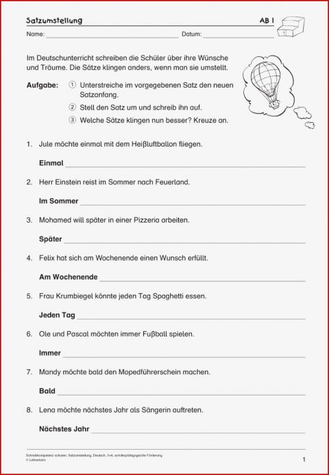 Sopäd Unterrichtsmaterial Deutsch Schreiben