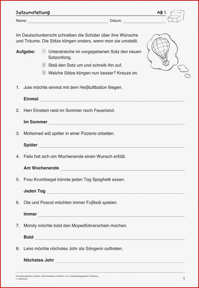 SoPäd Unterrichtsmaterial Deutsch Schreiben