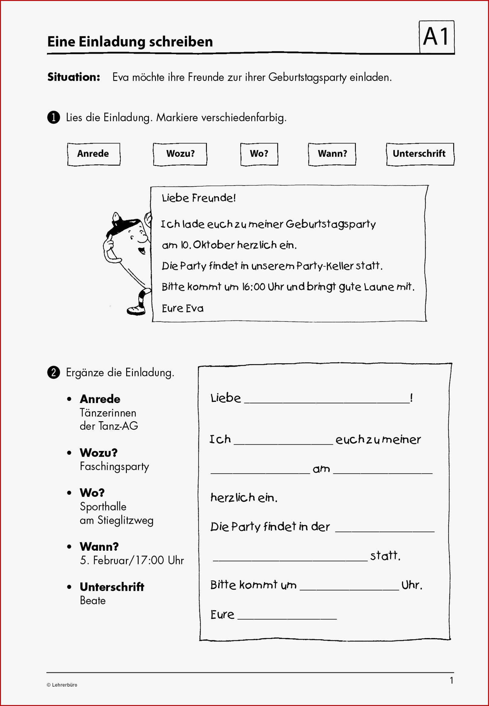 Sopäd Unterrichtsmaterial Deutsch Schreiben Einfache Texte