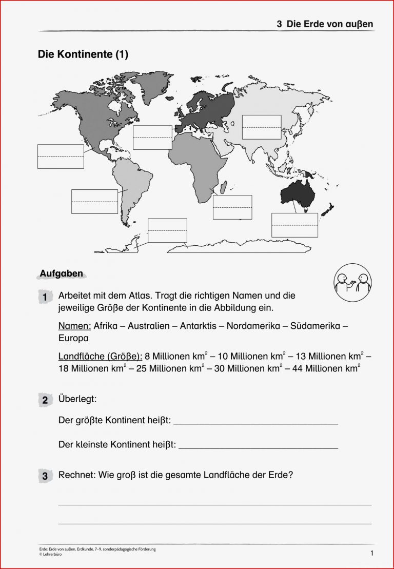 SoPäd Unterrichtsmaterial Erdkunde Geografie Welt