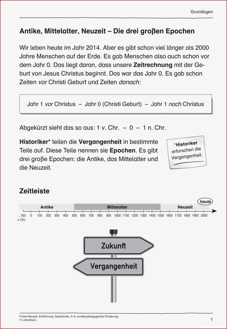 SoPäd Unterrichtsmaterial Geschichte