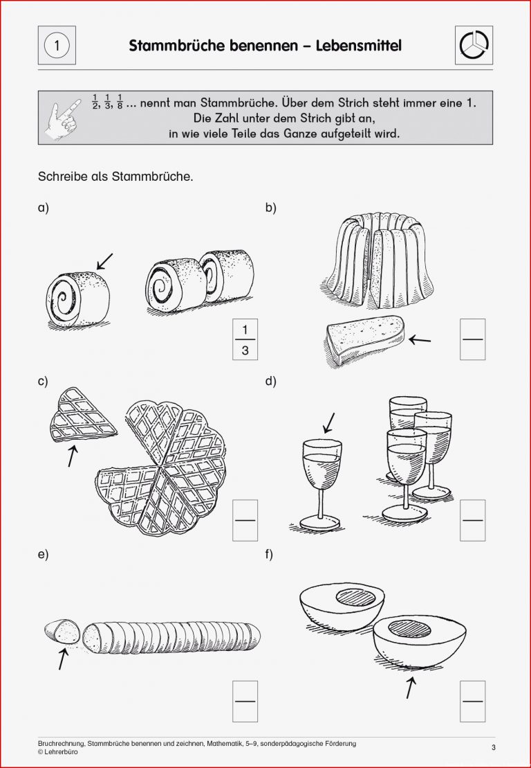 SoPäd Unterrichtsmaterial Mathematik Bruchrechnung