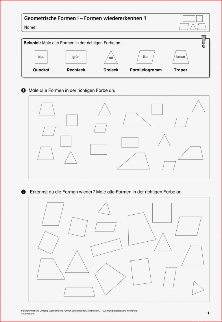 Sopäd Unterrichtsmaterial Mathematik Geometrie